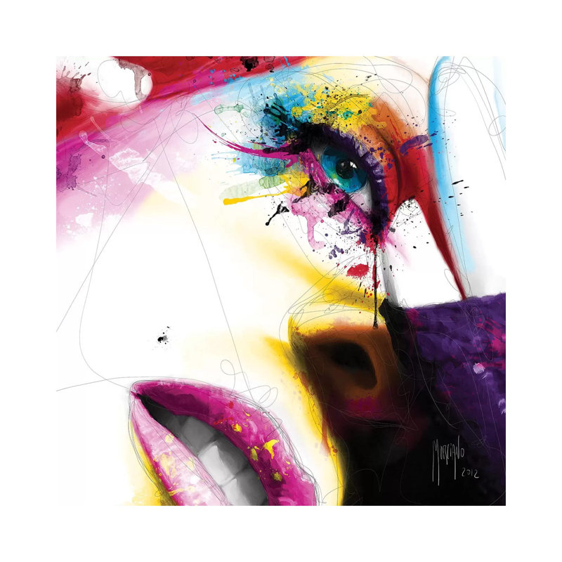 Sensual 1 Piece Wrapped Canvas Wall Art, 45.72 cm H x 45.72 cm W x 3.175 cm D