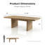 Gamino Solid Acacia Extendable Dining Table-300019256