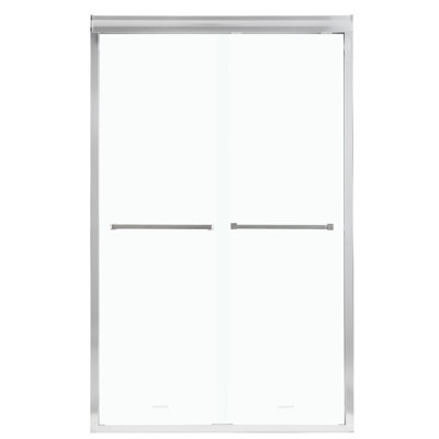 Porte de douche 48 "x 76", semi-by-pass, coulissante, porte coulissante by-pass l 48 "x H 76", imperméable