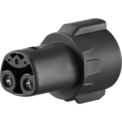 J1772 to Tesla Charger Adapter, 80 Amp 240V AC, SAE J1772 EV, with Storage Bag Anti-Drop Lock IP65 Tested to UL Standards Material, Compatible with Tesla Model 3, Y, S, X