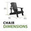Chaise Adirondack en résine / plastique-39722094