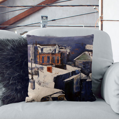 Rooftops in the Snow Vol.1 Scatter Cushion