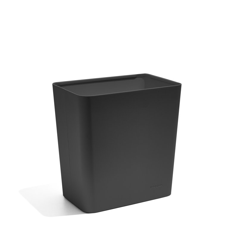 Poubelle 3,3 gallons, Gris anthracite