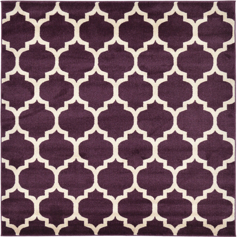 Cara-Leigh Geometric Indoor Rug, Square 6'1"