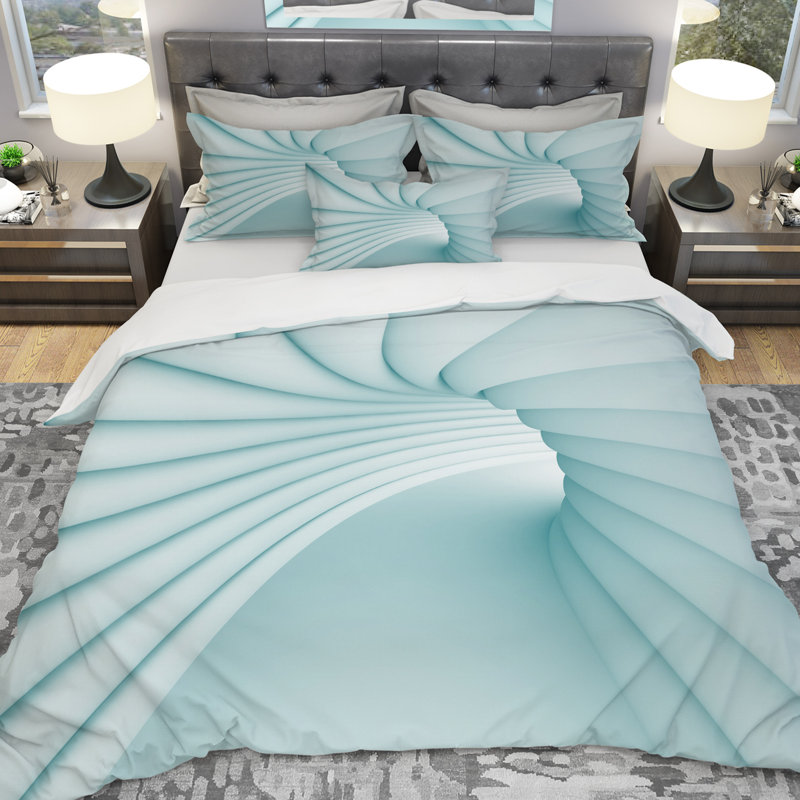 Ensemble de housse de couette designart, Housse de couette très grand + 2 taies décoratives