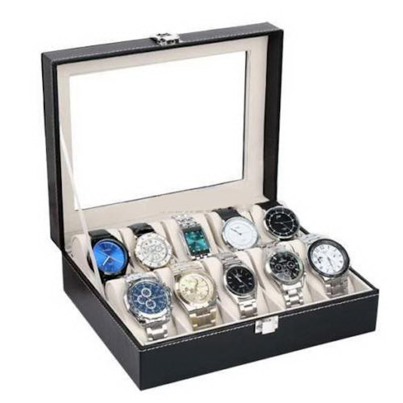 Wood Watch Box + Locking