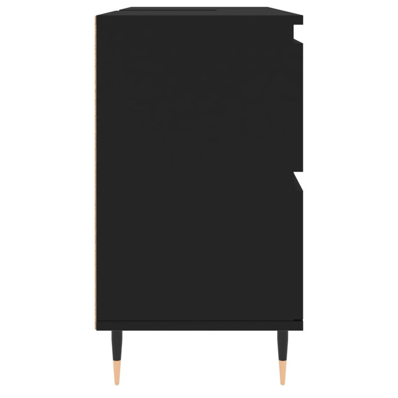 Markaila Floor Mounted Bathroom Cabinet, Black