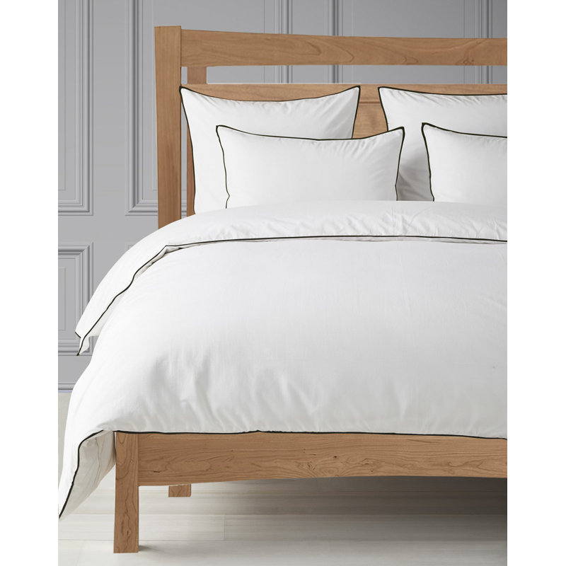 Ensemble de draps en coton 100% coton - coton, Blanc, Très grand