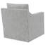 Fauteuil pivotant gris Merced