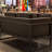 Industrial Container Style Table And Chairs Set 4 - Person Pedestal Dining Set