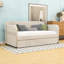 Lit de jour rembourré en velours avec couchette simple Tyrome-1000029244