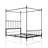 Magdaleno Metal Canopy Bed-184808844-184808842