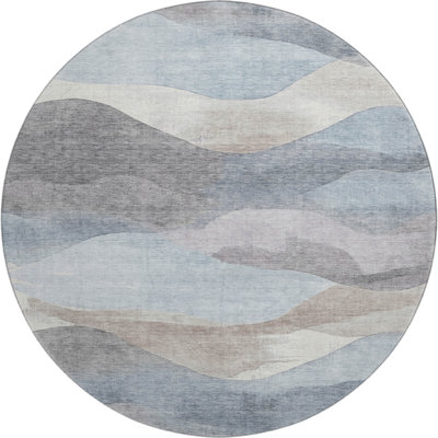 Premium Machine Washable Pinkston Waves Rug