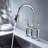 Bridge Kitchen Faucet With Pull-Down Sprayhead In Spot-116628547