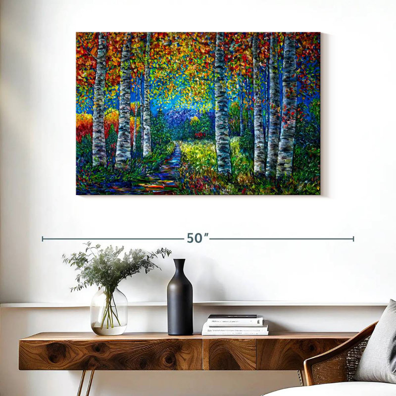 Harnek Nocturne bleu paysage, H 26 po x l 39 po