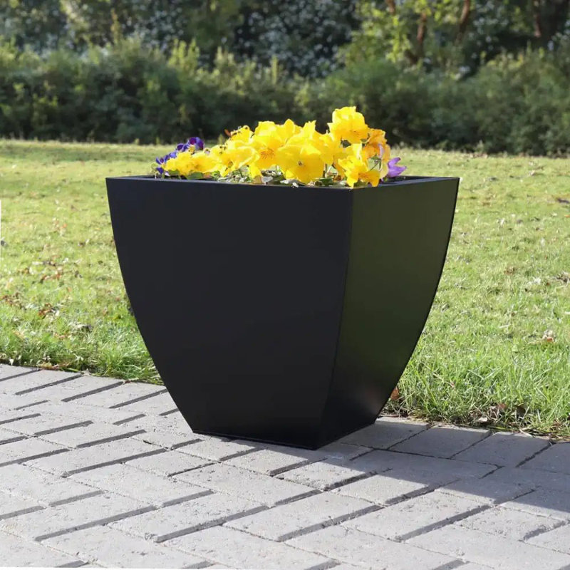 Baudelio Metal Planter Box, 40cm H x 40cm W x 40cm D