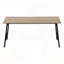 Table basse, accent, cocktail, rectangulaire, salon, métal, stratifié, brun, noir-1322757570-1322757573