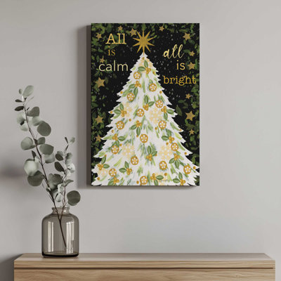 «All is Calm Christmas Tree» par Annie Lapoint, reproduction d'art