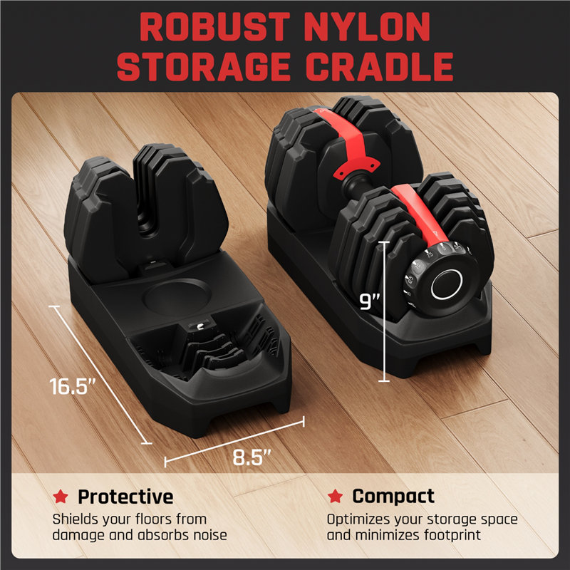 Yaheetech 1 56.15 Black Adjustable Dumbbell