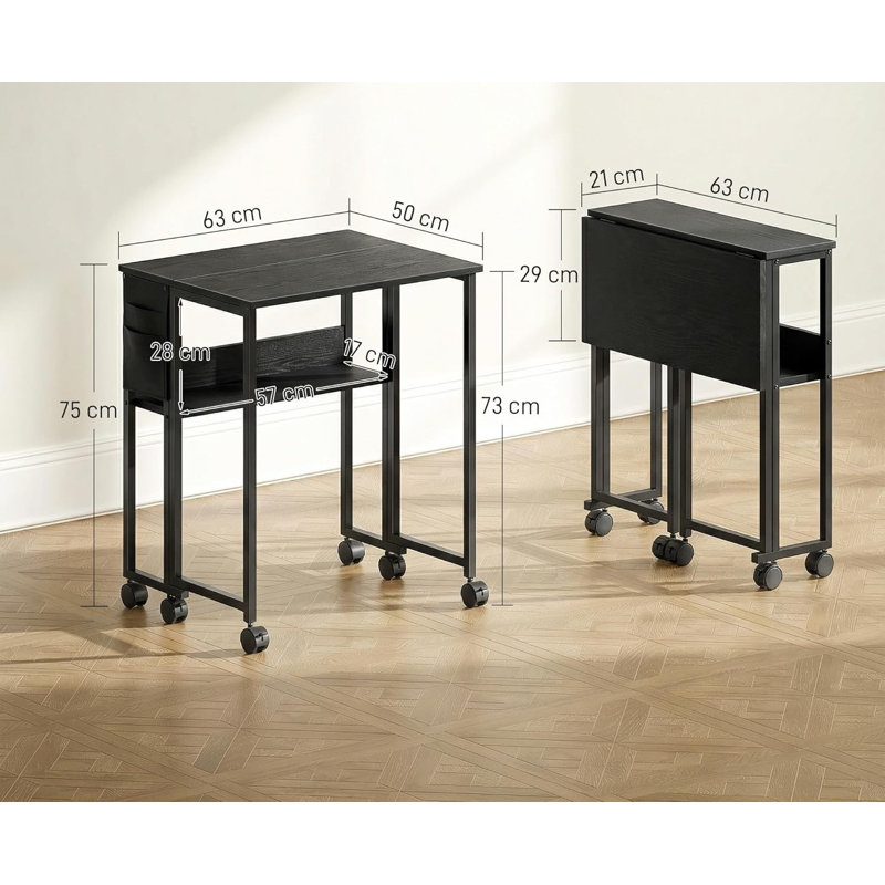 Folding Table, Black