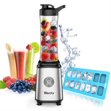 5 Core Smoothie Blender for Shakes and Smoothies, 500ml Powerful 160W  Personal Bullet Blender & Smoothie Maker with Portable Bottle BPA Free 18  Oz, 4
