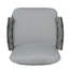 Ensemble de 2 fauteuils club en acier, gris-495357812-495357803