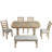 6 - Person Double Pedestal Dining Set-1315988101