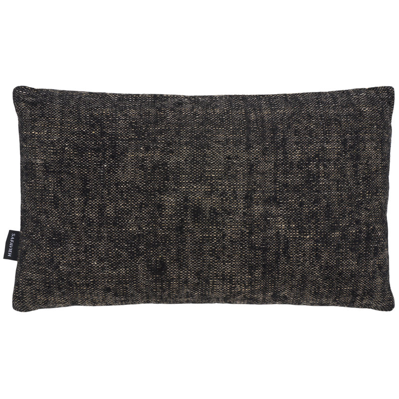 Coussin Rowe, Noir/naturel