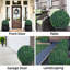 2 boules de topiaire de plante artificielle 22 po
