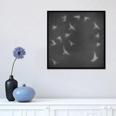 Modern Art- Flock Of Birds by 5by5collective - Wrapped Canvas Gallery-Wrapped Canvas Giclée