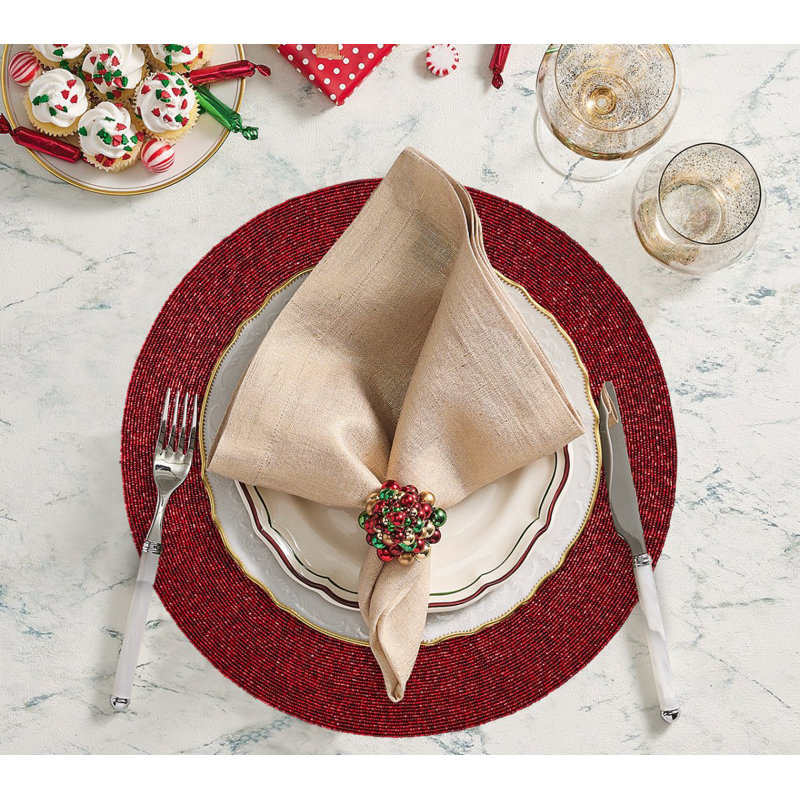 Confetti Placemat, Red