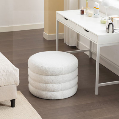 Tabouret de maquillage en velours