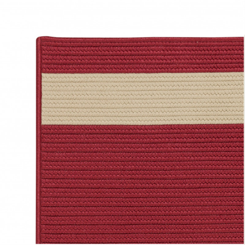 Tapis réversible intérieur / extérieur Sumrall - sable rouge, Rectangle 2 pi x 3 pi