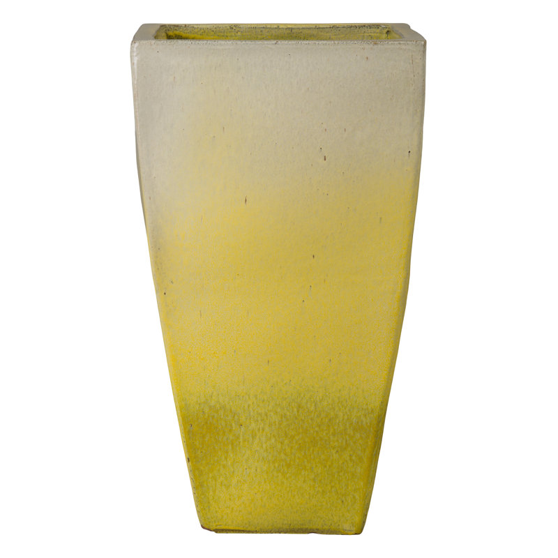 PLATEAU CARRE QUAD, NEIGE, H 29,5 po x l 16,5 po x P 16,5 po, Jaune