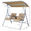 Balancelle de terrasse couverte avec support German-931507206