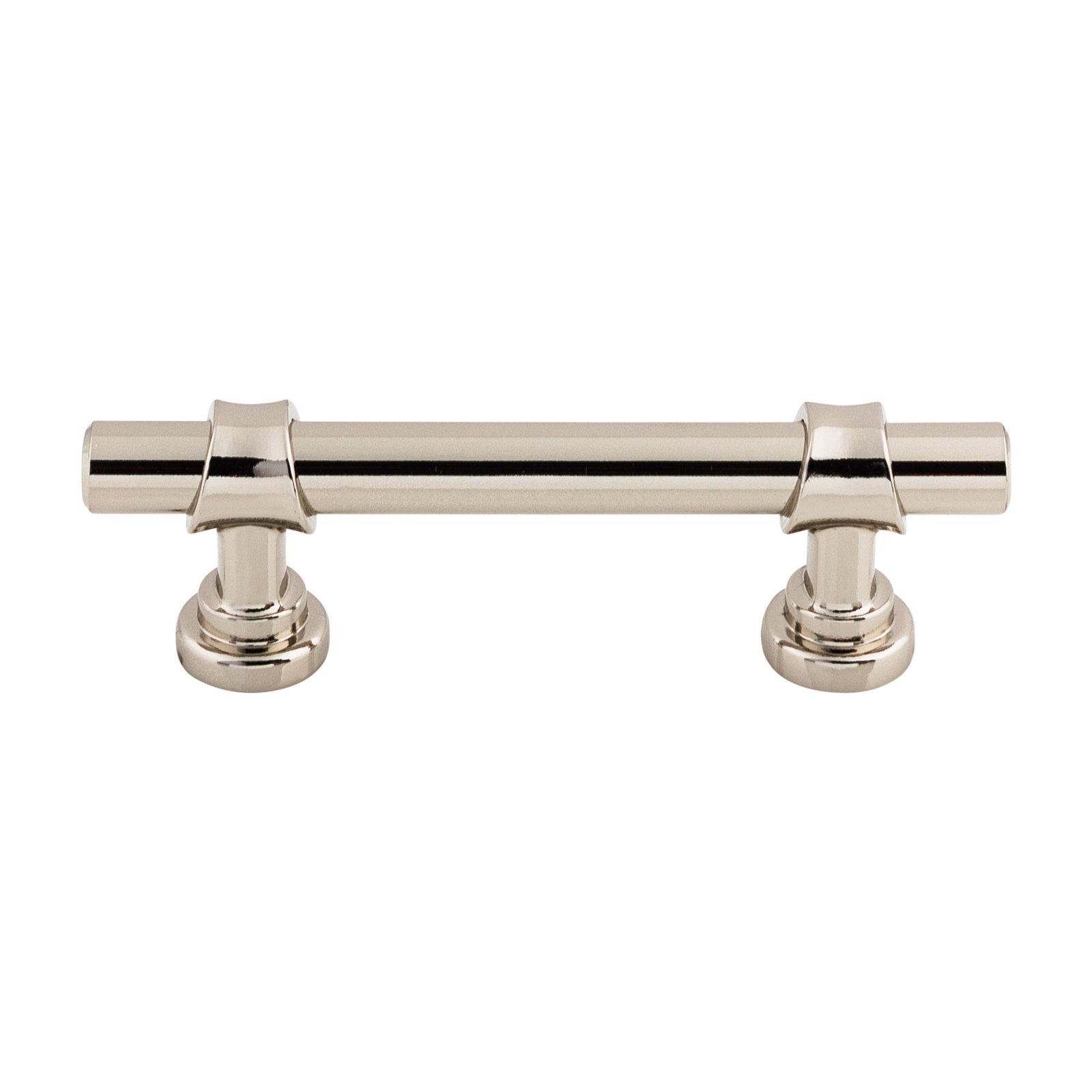 Bit Bar Cabinet Pull, Polished Nickel, 3" Center to Center