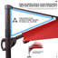 128' X 104' Rectangular Cantilever Umbrella with Weighted Base-927889904