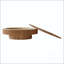 Table basse ovale avec rangement caché-1484184410