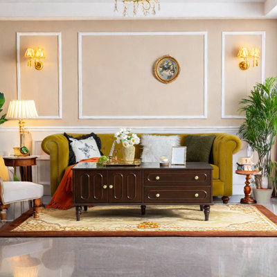 Light luxury living room coffee table