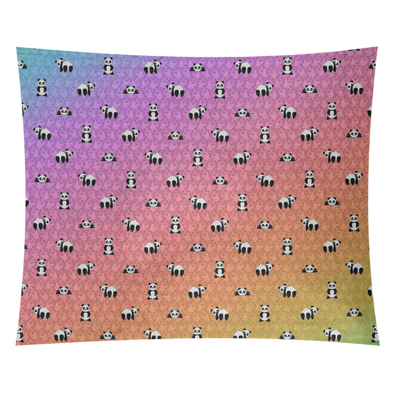 Tapisserie panda par katelyn elizabeth Kitterman, Intérieur, H 27,5 po x l 37,5 po