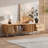70Inch Modern TV Stand With Rattan Doors For Tvs Up To 80"
