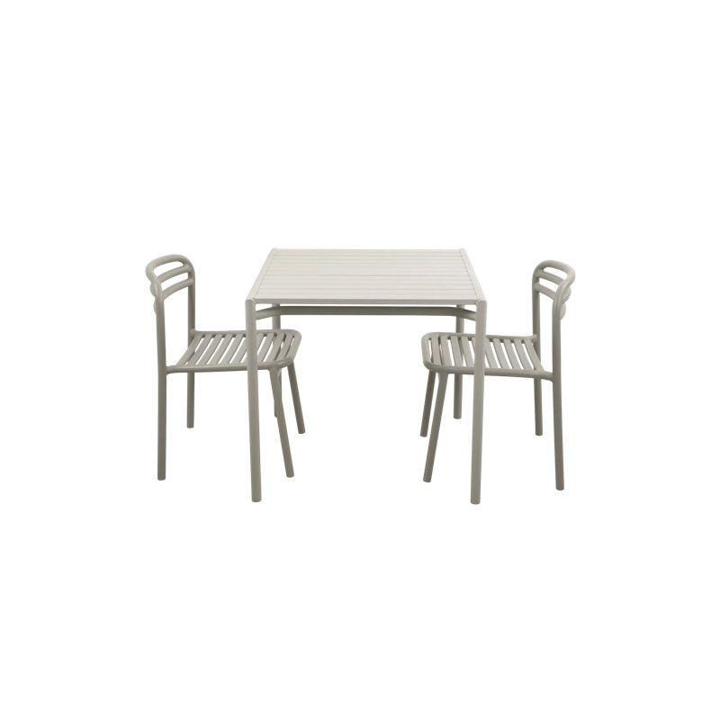 Bliss Dining Table Incl. 2 Chairs, 2, Sand