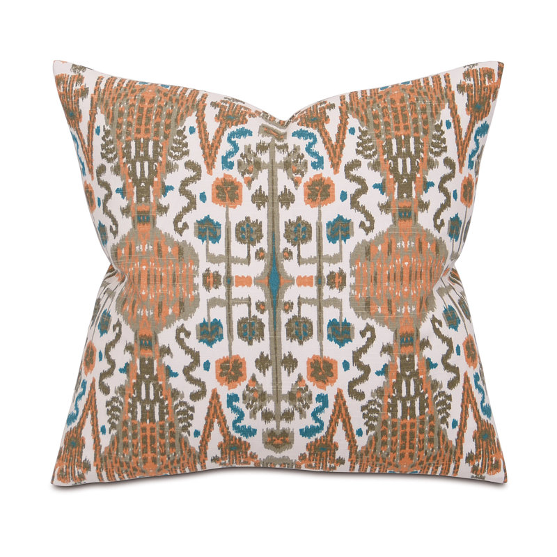 Bodie Square Pillow Cover & Insert, 20"H x 20"W x 6"D, Faux Down