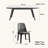 Small Family Dining Table And Chairs 4 - Person Four Leg Dining Set-100613687