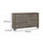 Asala 6-drawer Dresser Cabinet Brown Oak