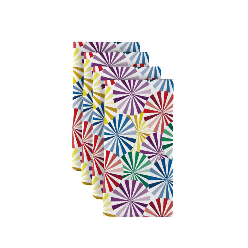 Elodie Polyester Abstract Square Napkin