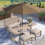 Parasol de marché 9 'Khoury-86776666
