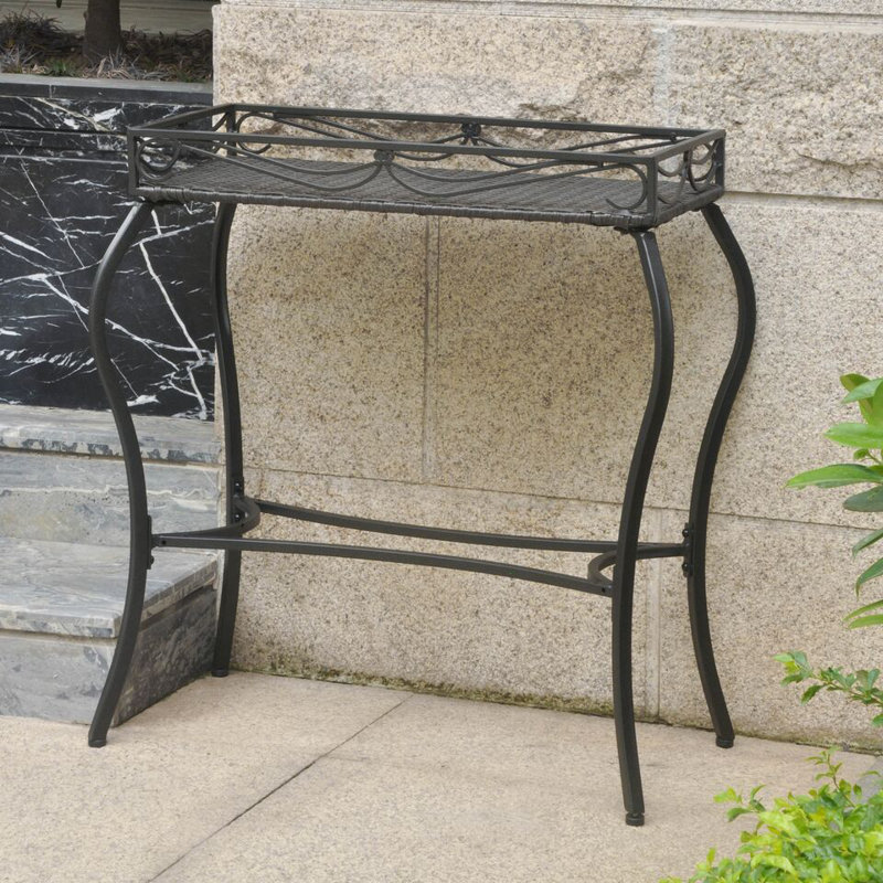 Support pour plante Arvi, Noir antique