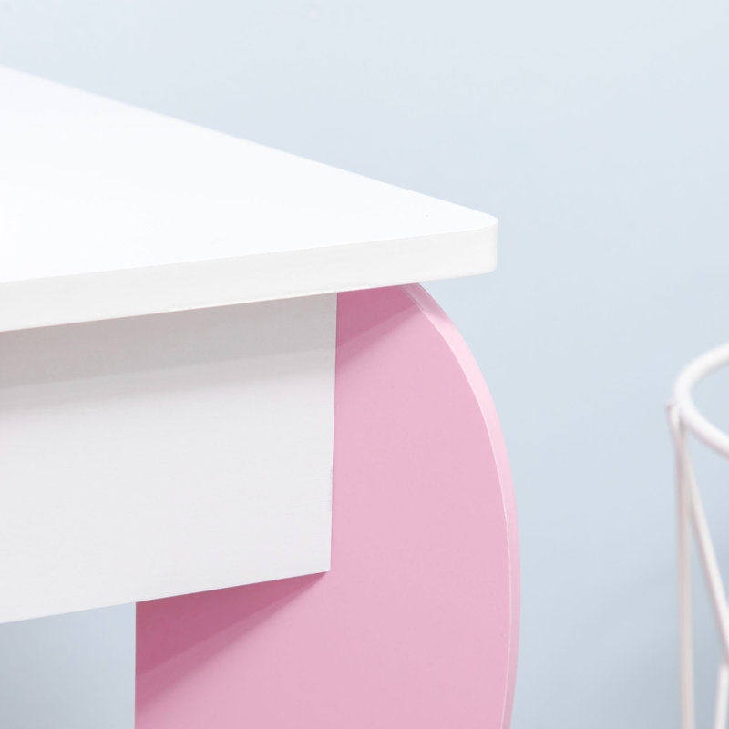 Rikwin Kids Vanity Table with Mirror