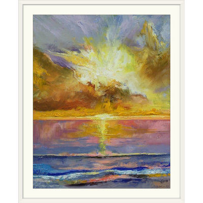 « caraïbes coucher de soleil » par l’impression de peinture Michael Creese